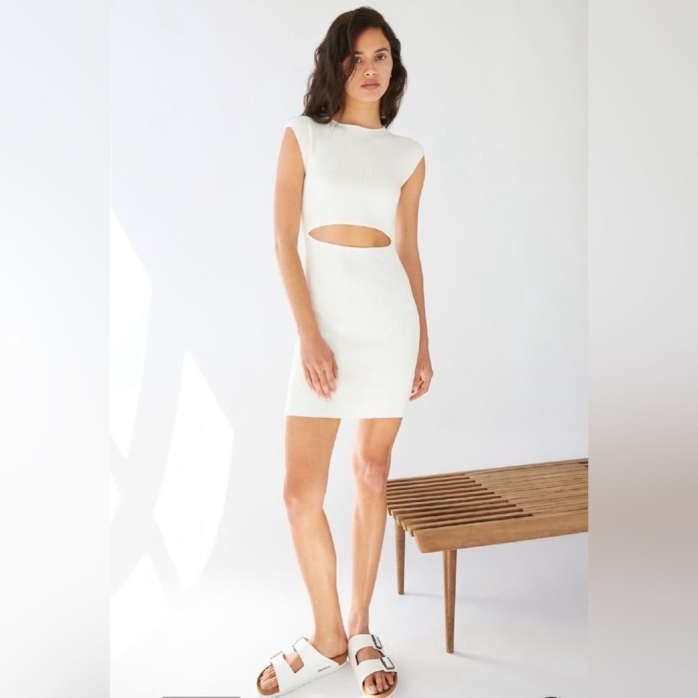 Wilfred Cut-out Knit Mini Dress, Size‎ XS